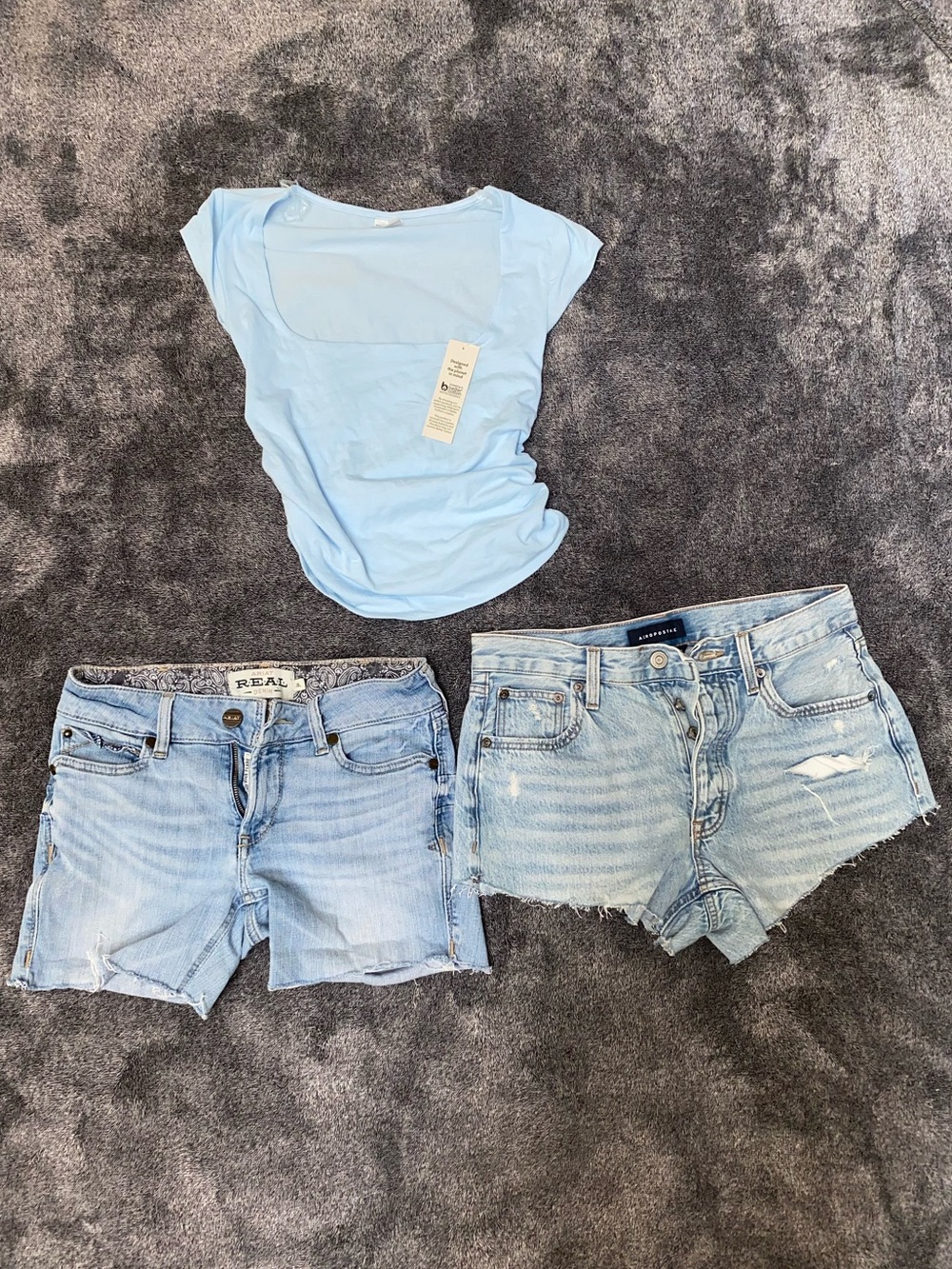 Y2K Summer Bundle 🌞 Cutoff Shorts + Crop Top | Ariat, Aero, No Boundaries